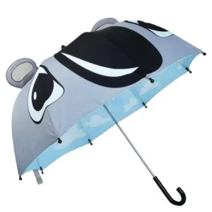 Character Cute Cartoon Umbrella Children Creative 3D Model Ear Kids Umbrella with Safety Manual Open and Close for Kids to Use