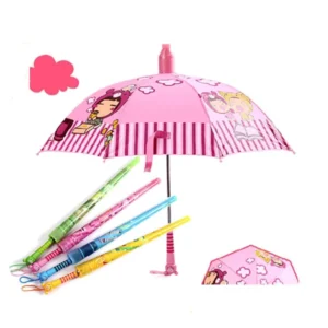 Children Umbrella Girl and Boy Rain Umbrella Cute Design Gifts Sunshade Cartoon Plastic Handle Character Umbrella for Kids