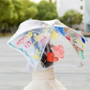 Children’s Cartoon POE Transparent Rounded-Edge All-Fiber Wind-Resistant Eye-Caring Bead-Designed Manual Promotional Gift