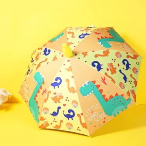 Children’s Cartoon Straight Umbrellas Kindergarten Sun Protection Rain Proof Advertising Umbrellas