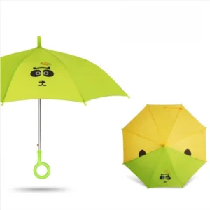 Children’s Classic Straight Umbrella Custom Printed Patterns Manual Lightweight PVC Waterproof UV Resistant School Events