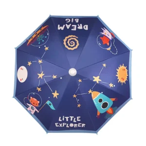 Children’s Glass Fiber Rib UV Protection Portable Cartoon Folding Umbrella