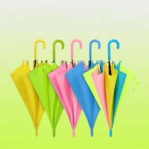 Children’s Long Handle Automatic Waterproof Dual-Purpose Sun and Rain Umbrella