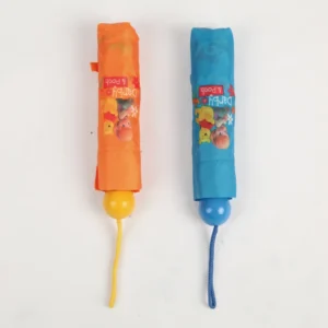 Children’s Three-Fold Cartoon Tiger Umbrella