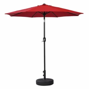 China Factory 9ft Outdoor Umbrella with Tilt Waterproof Parasol for Beach Garden Patio Pool
