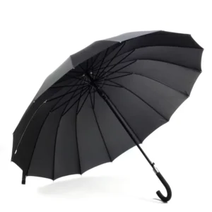 China Hot Selling 27 Inch 16 Ribs Auto Open Straight Umbrella OEM Design