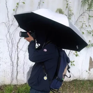 China Manufacturer Custom Logo Windproof Waterproof UV Hands-Free Mountaineering Umbrella Backpack