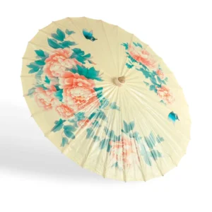 Chinese Style Decorative Performance and Dance Parasol, Handmade Bamboo Oil Paper Umbrella
