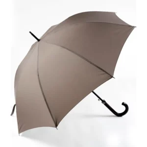 Chinese Supplier 25-Inch British Classic Stick Umbrella with Wooden Handle