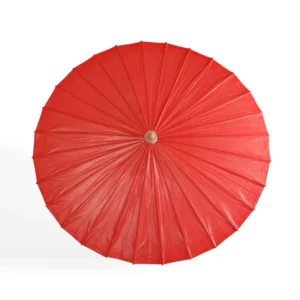 Chinese Traditional Water-Resistant Bamboo Oil Paper Umbrella with Wood Handle