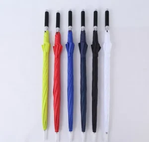 Chinese Umbrella Automatic Waterproof Windproof Pongee Fabric EVA Soft Handle