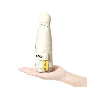 Cjx954 Hot Selling Sun Uv High Quality Small Capsule Mini Pocket Women 5 Folding Umbrella Portable