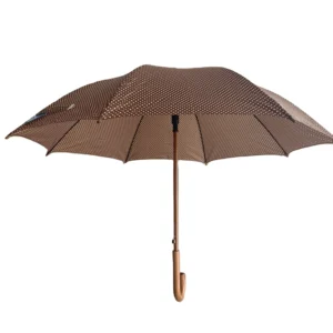 Classic 23*8K Straight Umbrella with Wooden Handle Business Gifts Style Elegant Stick Umbrella Design
