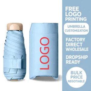 Classic Best seller Five fold Mini Pocket Umbrella Sunscreen Umbrella Both Rain and Sun Protection Factory Direct Shipment