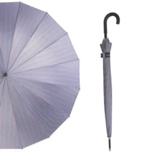 Classic Big Size 16 Ribs Long Straight Cane Man Umbrella