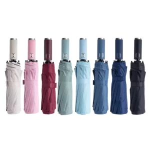 Classic Business Automatic Umbrella 10k UV Three-Fold