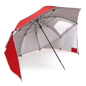Classic Large Manual Straight Umbrella for Fishing and Beach Camping with All in One Function
