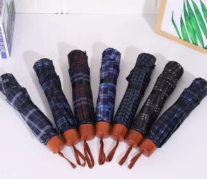 Classic Three-Fold Waterproof Business Gift Umbrella