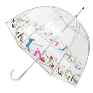 Clear Bubble Printed Wedding Umbrella