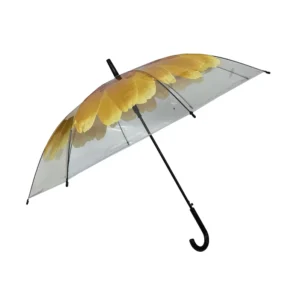 Clear Full-Printing See-Through Transparent Umbrella