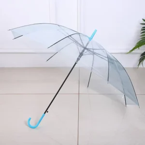 Clear PVC Transparent Parasol Umbrella with Printed Design