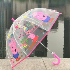 Clear Plastic Dome Umbrella for Kids