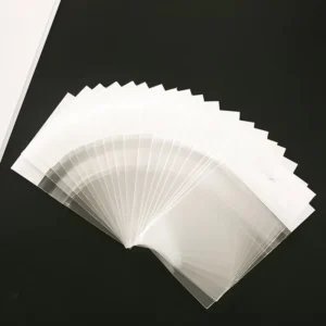 Clear Self-Adhesive OPP Plastic Packing Bags with Hanging Holes for Beads