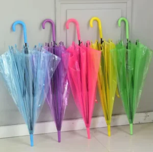 Clear Transparent Umbrella for Kids and Adults with Printing