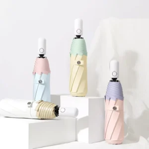 Color-Coated Automatic Umbrella with Binding Edge