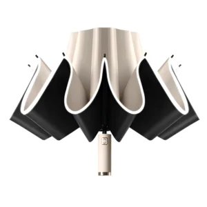 Color LED Light Reverse Umbrella Men’s Large Folding Automatic Collision Cloth UV50+ Windproof 10 Ribs