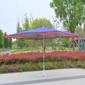 Colorful Anti-UV Parasols Customized Sun Umbrella Outdoor Beach Umbrella for Beach Garden