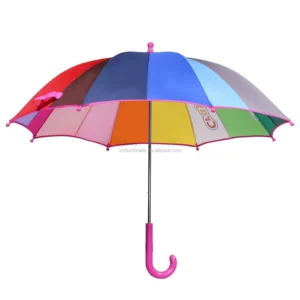Colorful Children’s Child-Size Nylon Fabric Umbrella