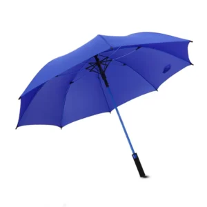 Colorful Luxury Umbrella High Quality Custom Print Logo Gold-Coating Golf Straight Umbrella for Business