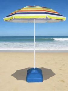 Colorful Stripe Classic 3.25ft Aluminum Pole Outdoor Furniture Garden Park Courtyard Patio Beach Umbrella Base