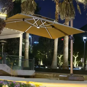 Commercial Aluminum Waterproof Outdoor Patio Umbrella for Sunshade, Gardens, Terraces, and Market Stalls