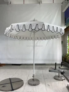 Commercial Center Pole Sun Umbrella for Cafe Bistro Patio Table