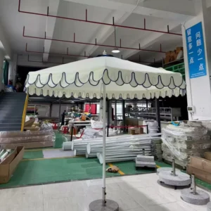 Commercial Center Pole Sun Umbrella for Outdoor Restaurant Patio