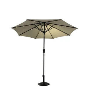 Commercial Customized Garden Parasol Courtyard Sun Shade Patio Umbrella Outdoor with Led Light