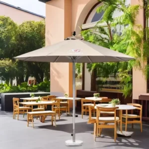 Commercial Garden Patio Parasol Aluminum Resort Outdoor Sun Beach Umbrella