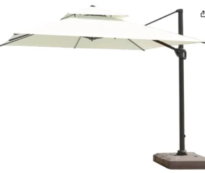 Commercial Glamping UV Protection Windproof Heavy-Duty Patio Beach Umbrella