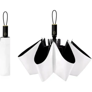 Compact Folding Outdoor Umbrella, Windproof, UV Protection, Pocket-Sized, for Travel