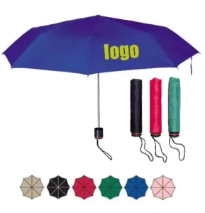 Compact Rain Paraguas Parapluie Sombrillas Supper Mini Pocket Folding Promotional Gift Custom Print 3 Fold Manual Umbrella