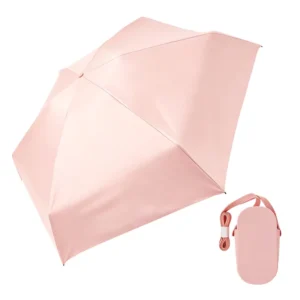 Corporate Gift Rainproof Folding Mini Umbrella with Logo Print In Stock Aluminum Frame for Vacation