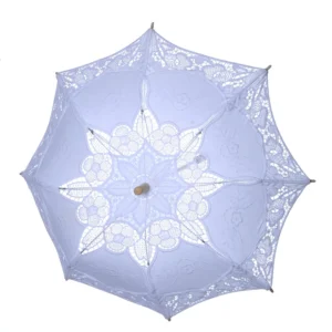 Craft Lace Umbrella Dance Props Embroidery Umbrella Photography Wedding Embroidery European Princess Hook Flower Cotton Umbrella