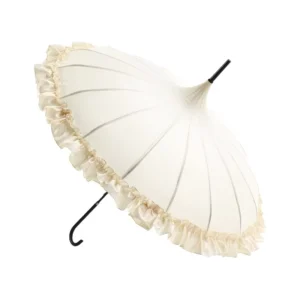 Creative Lolita Princess Pagoda Retro Lace Manual Umbrella with UV Protection 16 Ribs for Women Party Umbrella