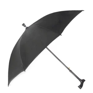 Crutch Umbrella for Old People Safety Umbrella with Walking Stick