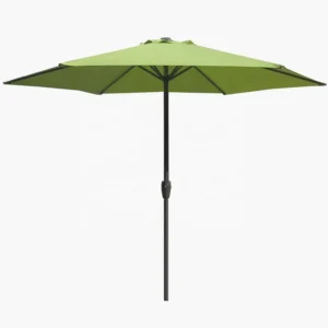 Custom 1.5m Foldable Waterproof Patio Parasol Outdoor Table Umbrella with Push Button Tilt Crank for Garden Lawn Backyard Pool