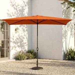 Custom 10 FT Large Commercial Modern Red Waterproof Polyester Hotel Parasol Outdoor Center Pole Table Patio Umbrella
