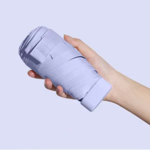Custom 19-Inch 6K Manual Pocket Folding Umbrella for Adults Sun and Rain Outdoor Travel