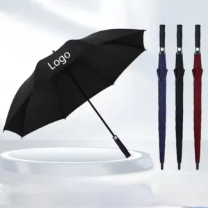 Custom 27 Inch Straight Windproof Golf Umbrella